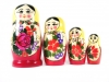 Matrioshka Semionovskaia "Netradicionnaia", 9cm, 4 pieces